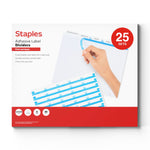 Staples Print & Apply Label Dividers, White, 5-Tabs, 25 Sets (ST63052)
