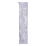 Heavyweight Wrapped Polypropylene Cutlery, Spoon, Plastic, White, 1,000/Carton