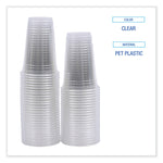 Clear Plastic Cold Cups, 20 oz, 50/Sleeve, 20 Sleeves/Carton