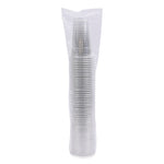 Clear Plastic Cold Cups, 24 oz, 50/Sleeve, 12 Sleeves/Carton