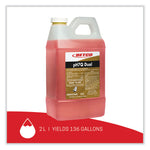 pH7Q Dual Neutral Disinfectant Cleaner, Lemon Scent, 67.6 oz Bottle, 4/Carton