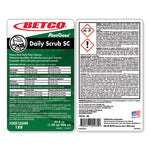 Daily Scrub SC Floor Cleaner, Characteristic Scent, 32 oz Bottle, 6/Carton