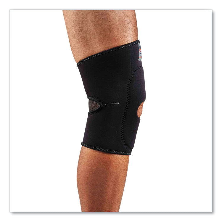 ProFlex 615 Open Patella Anterior Pad Knee Sleeve, Small, Black