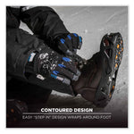 Trex 6304 One-Piece Step-In Full Coverage Ice Cleats, Large, Black, Pair