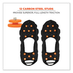 Trex 6304 One-Piece Step-In Full Coverage Ice Cleats, Small, Black, Pair