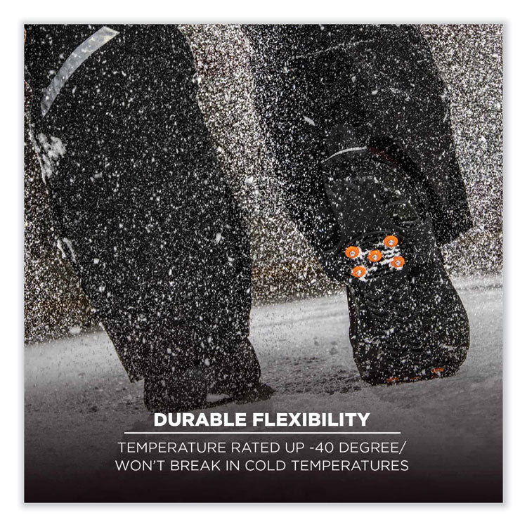 Trex 6310 Adjustable Slip-On Ice Cleats, Medium, Black, Pair