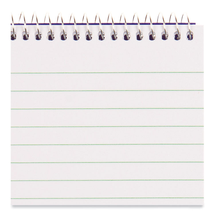 Reporters Note Pad, Medium/College Rule, Blue Cover, 80 White 4 x 8 Sheets