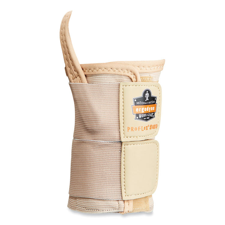 ProFlex 4010 Double Strap Wrist Support, X-Large, Fits Right Hand, Tan