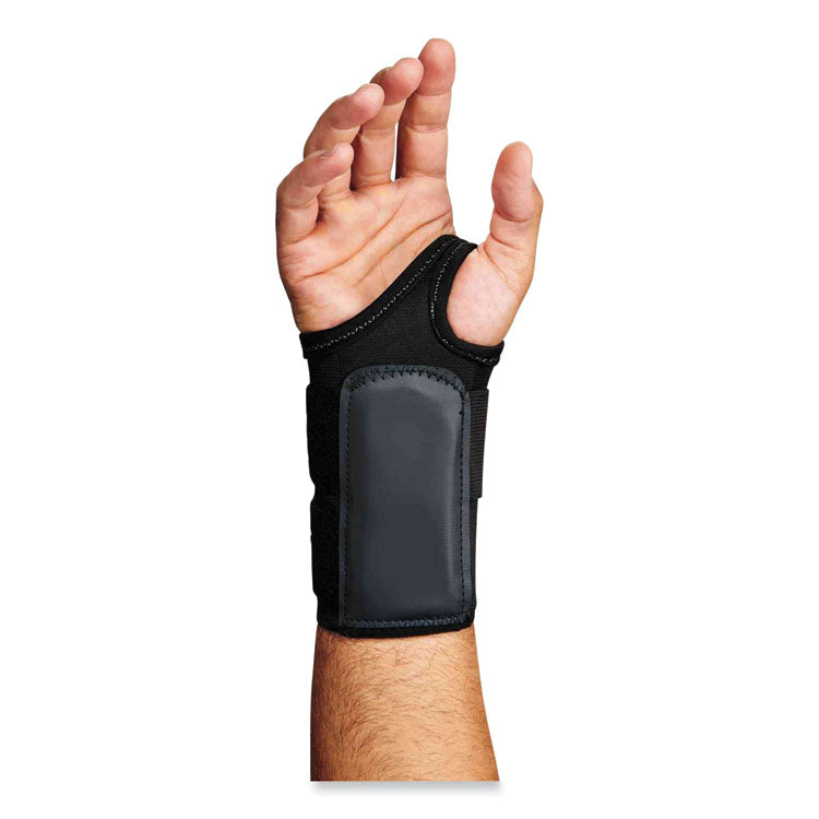 ProFlex 4010 Double Strap Wrist Support, Small, Fits Right Hand, Black