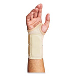 ProFlex 4010 Double Strap Wrist Support, Large, Fits Left Hand, Tan