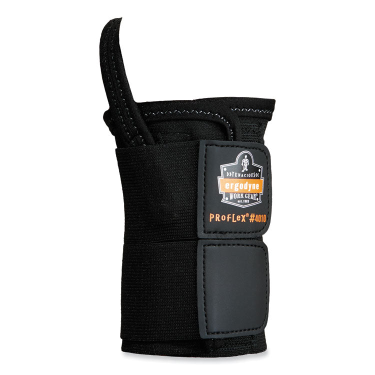 ProFlex 4010 Double Strap Wrist Support, Small, Fits Right Hand, Black