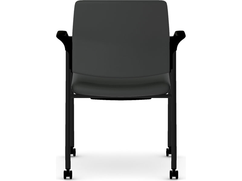 HON Ignition Fabric Multipurpose Stacking Chair, Black (HIGS6.F.H.U.UR10.T)