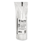 Nexclear Polypropylene Drink Cups, 7 oz, Plastic, Clear, 50/Bag, 20 Bags/Carton