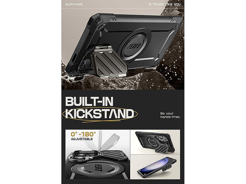 SUPCASE Unicorn Beetle MAG XT MagSafe Samsung Galaxy S24 Ultra, Shock Absorbing, Black (GXYS24U5GMXTBK)
