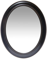 Infinity Instruments Sonore Decorative Wall Mirror, Black Plastic, 30" (15370BK)