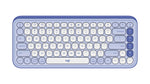 Logitech POP Icon Keys Wireless Keyboard, Lilac/Off White (920-013050)