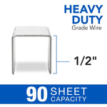 Swingline Premium Heavy Duty Staples, 1/2" Length, 100/Per Strip, 1,000/Box  (35312)