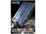 SUPCASE Unicorn Beetle Pro Polycarbonate 14.6" Rugged Case for Samsung Galaxy Tab S8 Ultra, Metallic Blue (843439118164)