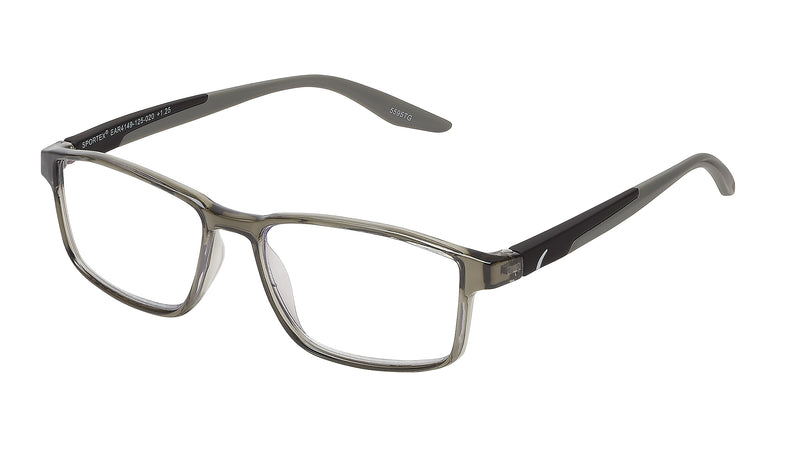 SAV Sportex Blue Light +1.75 Reading Glasses, Gray (AR4149)