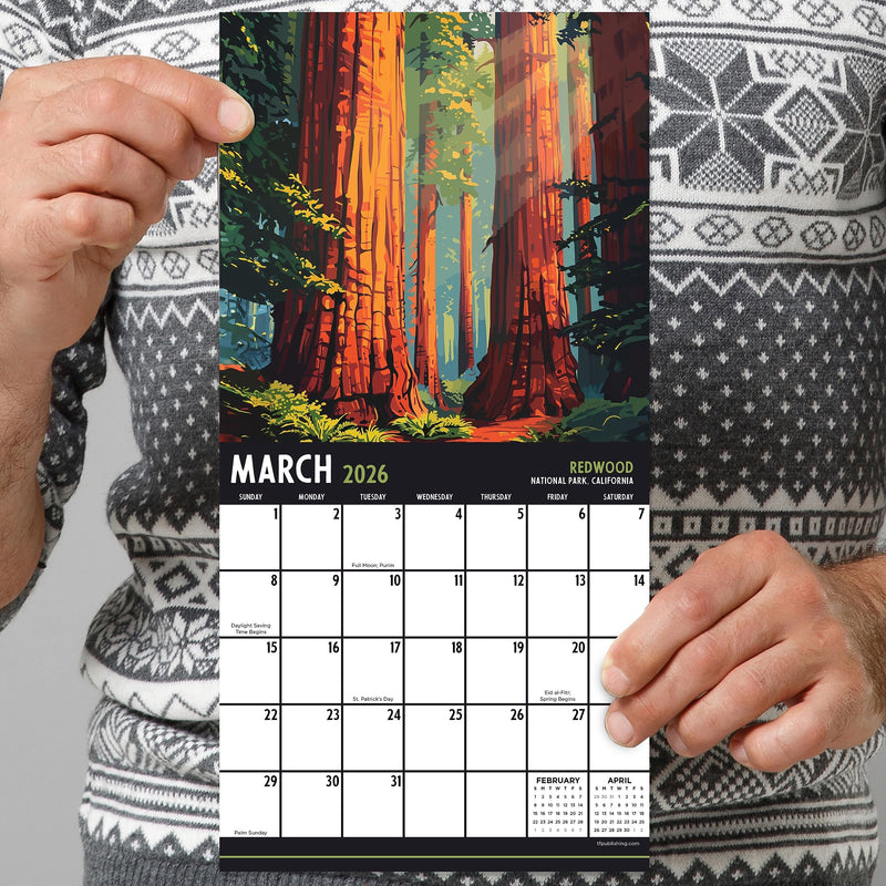2026 TF Publishing 7" x 7" Monthly Wall Calendar, (26-2113)