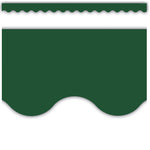 Teacher Created Resources Border Trim, 2.19" x 2.92', Pine Green Scalloped, 12/Pack, 6 Packs/Bundle (TCR9239-6)