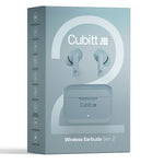Cubitt Gen 2 Wireless Active Noise Canceling Earbuds, Bluetooth, Blue (CTEG2-2)