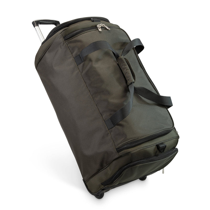 Skyway Luggage Sigma 7.0 28" Polyester Telescoping Travel Duffel with Wheels, Pine (177-28-305-RDF)
