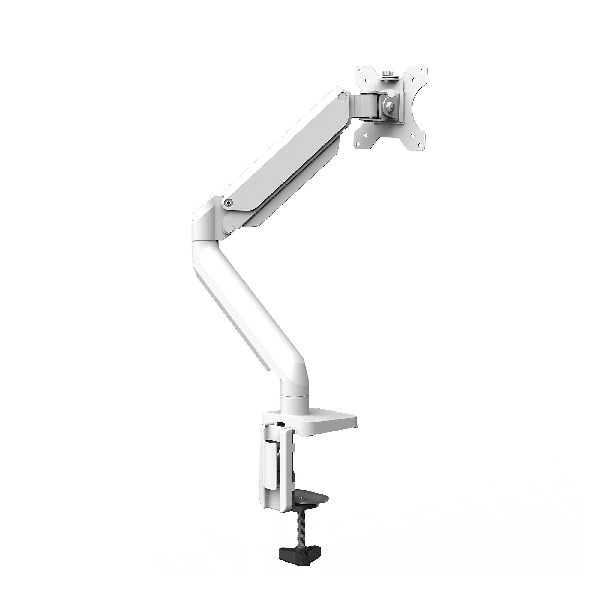Fellowes Platinum Series Adjustable Monitor Arm, Up to 40" Monitor, White (8056201)