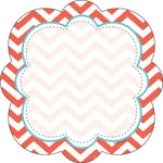 Barker Creek Beautiful Chevron Double-Sided Accents, 36/Pack (LL2202)