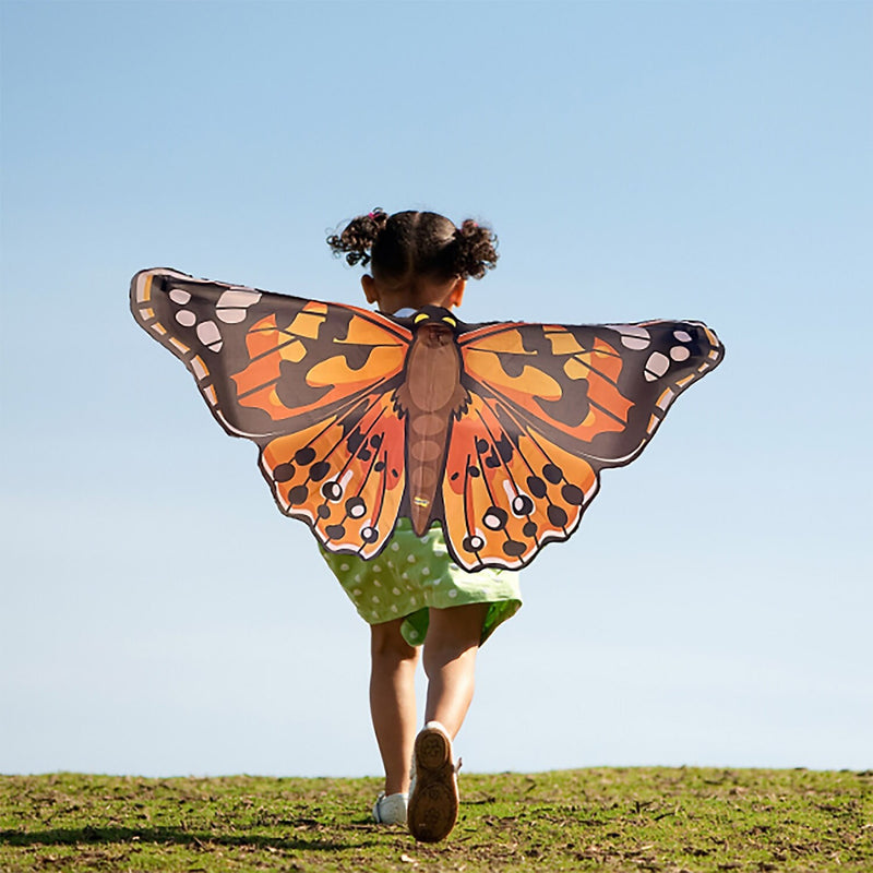 Insect Lore Dress-Up Painted Lady Butterfly Wings, Orange/Black, 3/Bundle (ILP4800-3)