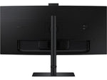 Samsung ViewFinity S65VC 34" 4K Ultra HD Curved 100 Hz LED Monitor, Black (S34C654VAN)