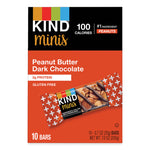Minis, Peanut Butter Dark Chocolate, 0.7 Oz, 10/pack