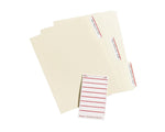 Avery Easy Peel Laser/Inkjet File Folder Labels, 2/3" x 3-7/16", White/Red, 252 Labels/Pack (5201)