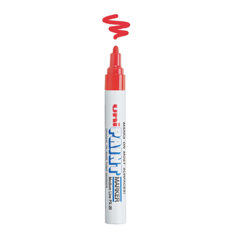 Permanent Marker, Medium Bullet Tip, Red