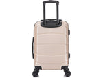DUKAP Sense 20" Hardside Suitcase, 4-Wheeled Spinner, TSA Checkpoint Friendly, Champagne (DKSEN00S-CHA)