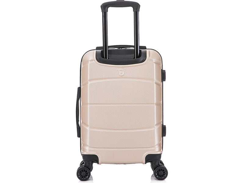 DUKAP Sense 20" Hardside Suitcase, 4-Wheeled Spinner, TSA Checkpoint Friendly, Champagne (DKSEN00S-CHA)