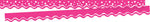 Barker Creek Double-Sided Scalloped Border, 36"' x 2.25", Happy Hot Pink, 13/Pack (LL996)