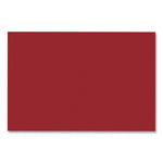 SunWorks Construction Paper, 50 lb Text Weight, 12 x 18, Holiday Red, 50/Pack