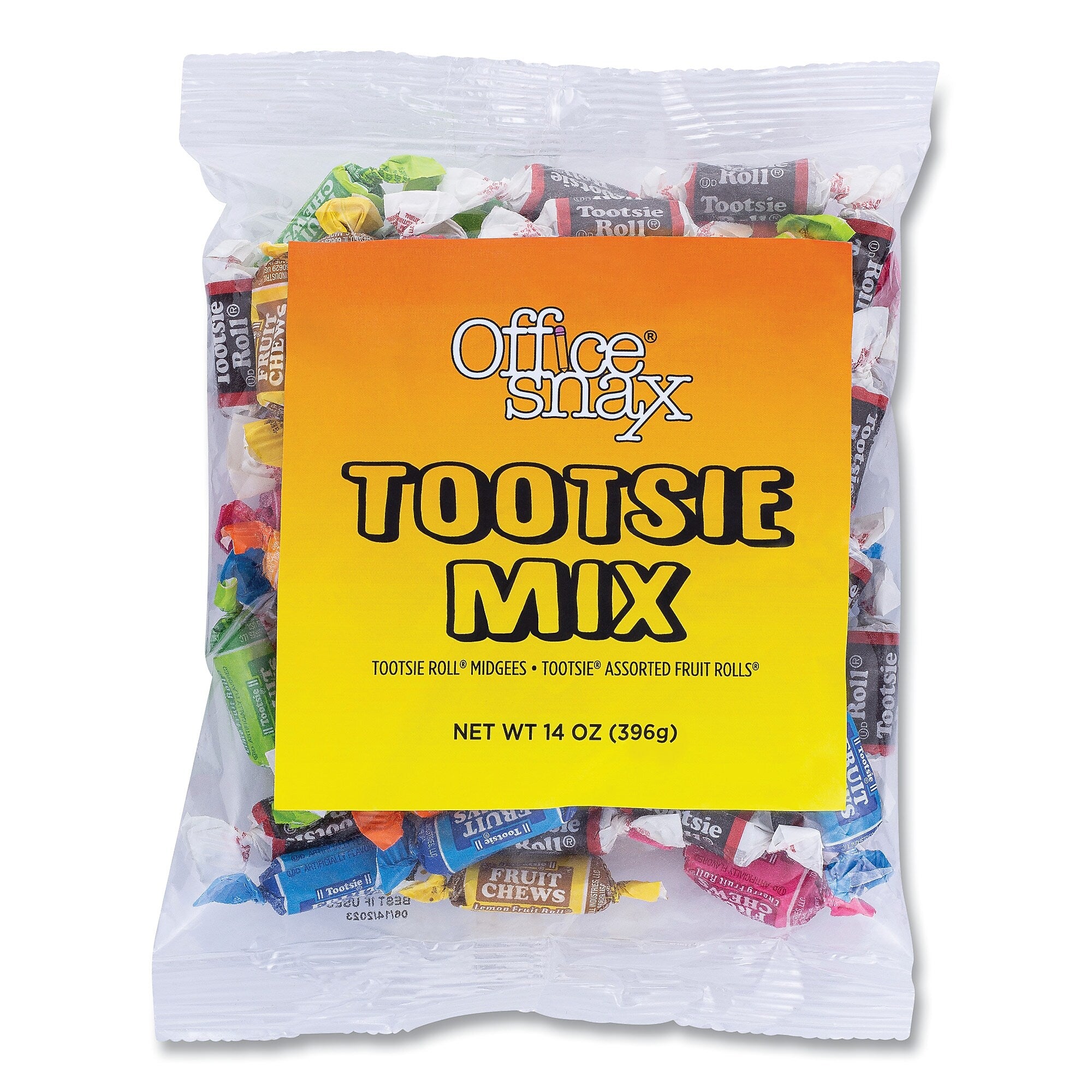 Office Snax Tootsie Roll Chewy Candy, Assorted Flavors, 14 oz. (OFX00658)