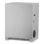 Surface-Mounted Roll Paper Towel Dispenser, 11.69 x 8.94 x 15, Satin Stainless Steel/Black