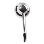 Manual Top-Fill Liquid Soap Dispenser, 4" Spout, 20 oz, 5.63 x 5.63 x 11.25, Chrome