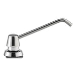 Manual Top-Fill Liquid Soap Dispenser, 6" Spout, 20 oz, 7.63 x 7.63 x 12.13, Chrome