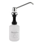 Manual Top-Fill Liquid Soap Dispenser, 6" Spout, 20 oz, 7.63 x 7.63 x 12.13, Chrome