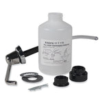 Manual Top-Fill Liquid Soap Dispenser, 6" Spout, 20 oz, 7.63 x 7.63 x 12.13, Chrome