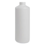 Polyethylene Replacement Soap Container with Cap, 34 oz, Black/White