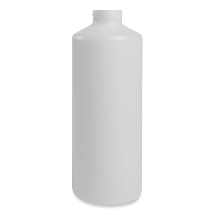 Polyethylene Replacement Soap Container with Cap, 34 oz, Black/White