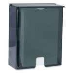 KB134-PLLD Plastic Liner Dispenser, 6.25 x 7.63, Transparent Smoke