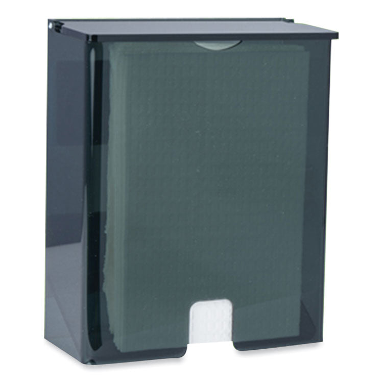 KB134-PLLD Plastic Liner Dispenser, 6.25 x 7.63, Transparent Smoke