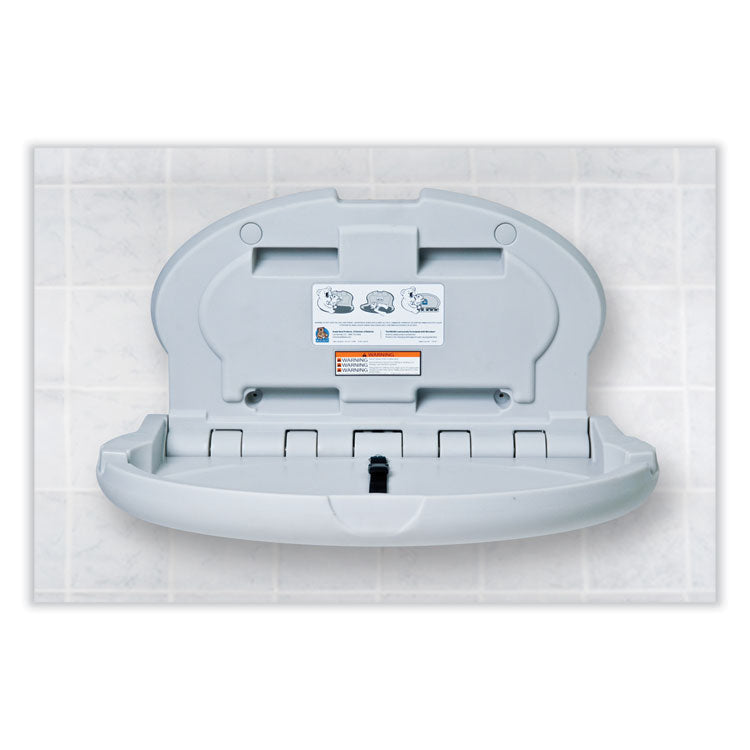 KB208 Oval Wall Mounted, 34 x 21, Gray