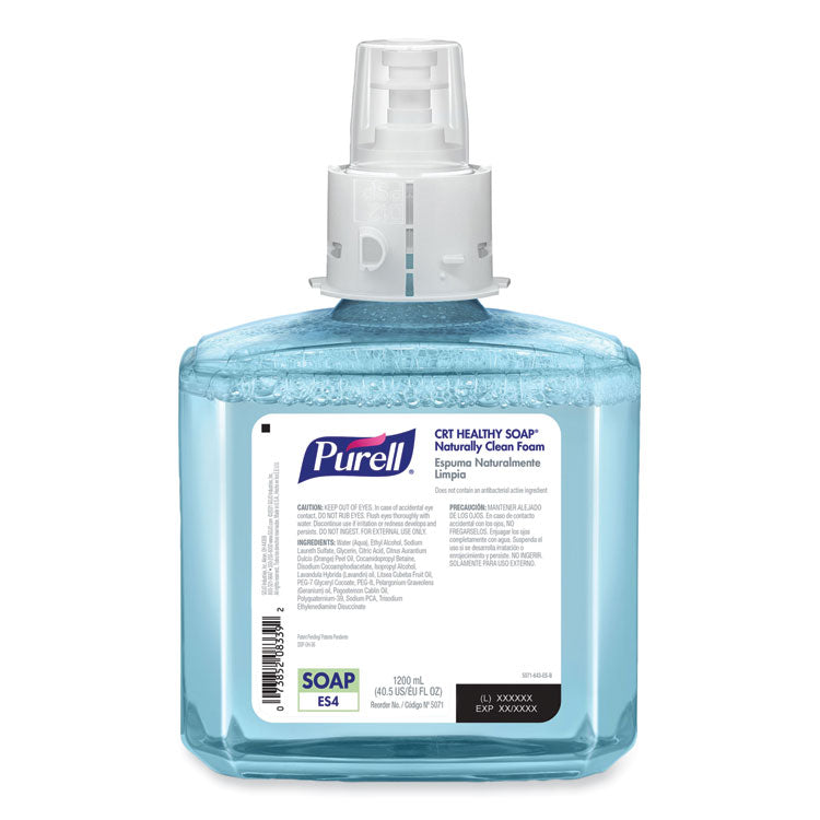 CLEAN RELEASE Technology HEALTHY SOAP Naturally Clean Foam Refill, For ES4 Dispensers, Citrus Scent, 1,200 mL, 2/Carton